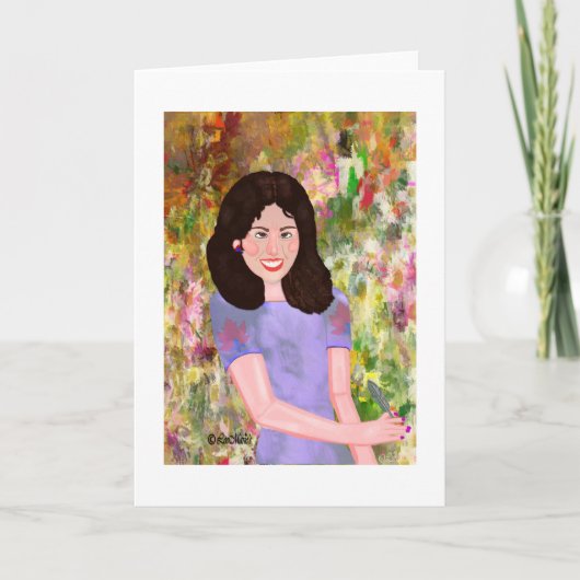 Het creatieve ontwerp van Bonjour Em LeeMarie Kaart (Voorkant)