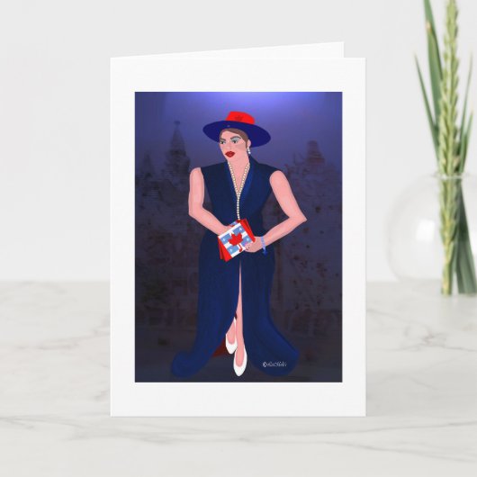 Het creatieve ontwerp van de Canadese Quebec LeeMa Kaart (Voorkant)