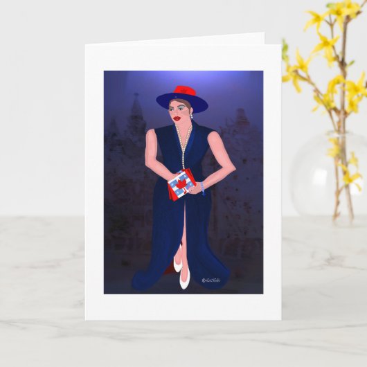 Het creatieve ontwerp van de Canadese Quebec LeeMa Kaart (Gele Bloem)