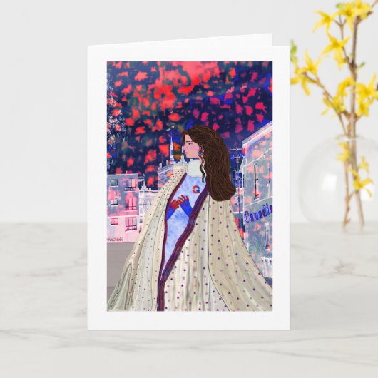 Het creatieve ontwerp van Montreal LeeMarie Kaart (Gele Bloem)