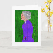 Het creatieve ontwerp van Wisdom LeeMarie Kaart (Gele Bloem)