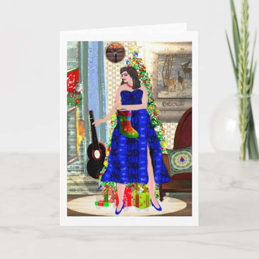 Het creatieve ontwerp van Xmas LeeMarie Kaart (Voorkant)