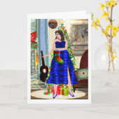 Het creatieve ontwerp van Xmas LeeMarie Kaart (Gele Bloem)