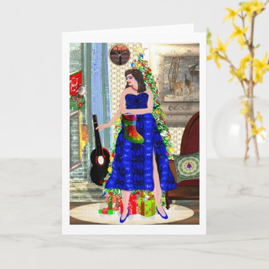 Het creatieve ontwerp van Xmas LeeMarie Kaart (Gele Bloem)