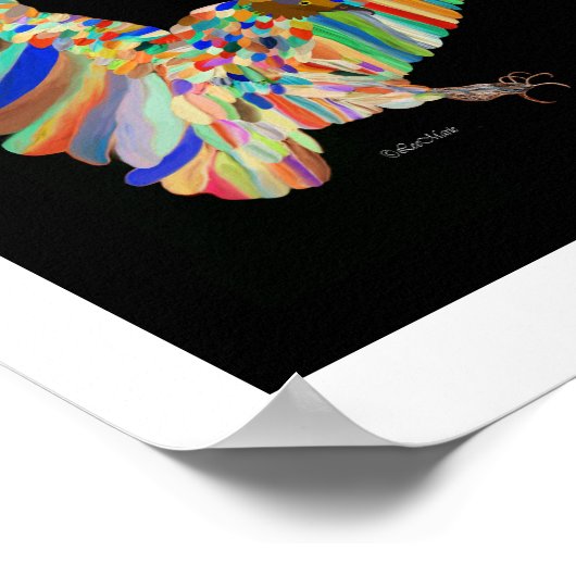 Het Creative Design Poster van Rainbow LeeMarie (Hoek)