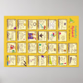 Het Creativiteitsalfabet van Jill Badonsky. Poster (Voorkant)