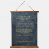 Het credo van Griller Hangend Wandkleed (Voorkant)