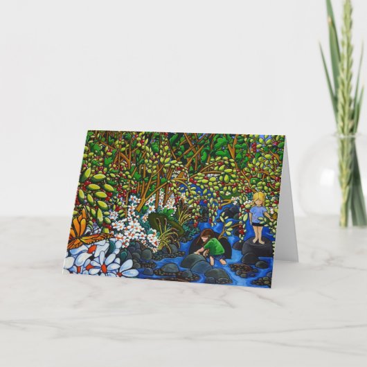 Het Creek Wenskaart Kaart (Voorkant)