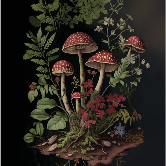 Het crimson cluster decoupagepapier tissuepapier