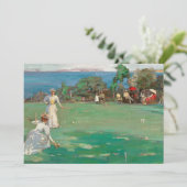 Het Croquet feest | Sir John Lavery (Staand voorkant)