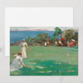 Het Croquet feest | Sir John Lavery (Voorkant / Achterkant)