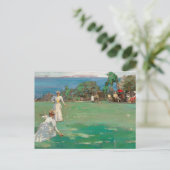 Het Croquet feest | Sir John Lavery Briefkaart (Staand voorkant)