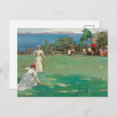 Het Croquet feest | Sir John Lavery Briefkaart (Voorkant / Achterkant)