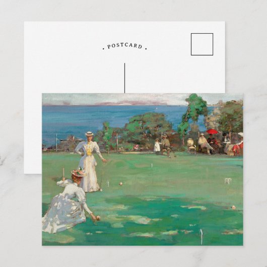 Het Croquet feest | Sir John Lavery Briefkaart (Voorkant / Achterkant)