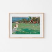 Het Croquet feest | Sir John Lavery Poster