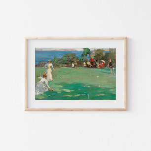 Het Croquet feest   Sir John Lavery Poster