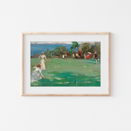 Het Croquet feest | Sir John Lavery Poster
