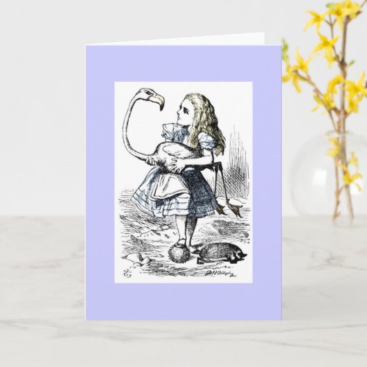 Het Croquet van de Koningin van Alice Playing Kaart (Gele Bloem)