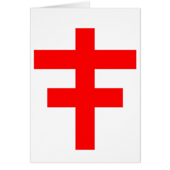 Het Cross Pattee van The Scottish Knight Templar (Voorkant)