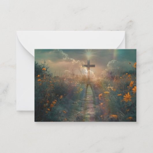 Het Cross Wenskaart Notitiekaartje (Voorkant)