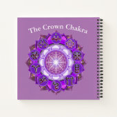 Het Crown Chakra Doodle Journal Notitieboek (Achterkant)