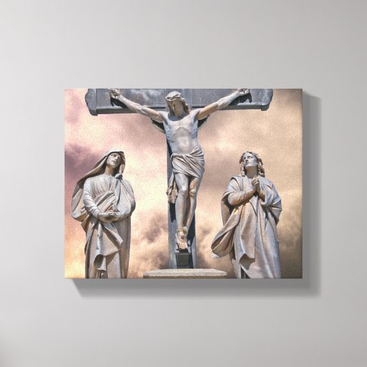 Het Crucifixion Wrapped Canvas Afdruk (Voorkant)