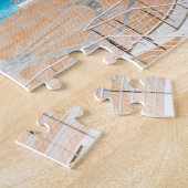 Het cruiseschip Royal Princessin de baai van Kotor Legpuzzel (Zijkant)