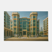 Het Crystal Citadel Castle welkom Deurmat (Voorkant)