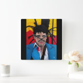 Het Cubaanse Schilderij van Alfred Fox Vierkante Klok (Huis)