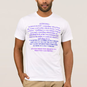 het cultus Scientology; T-shirt