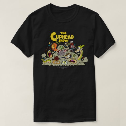 Het Cuphead Show. Boss Fight Graphic T-shirt Premi (Design voorkant)