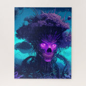 Het cyberboommonster in het donker legpuzzel (Verticaal)