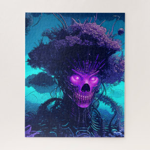 Het cyberboommonster in het donker legpuzzel