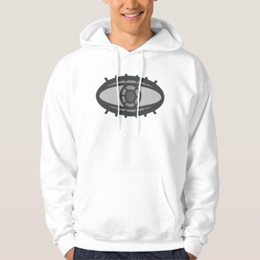 Het Cyberg Eye Effect Hoodie (Voorkant)
