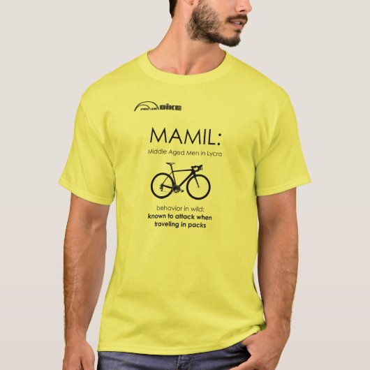 Het cycli T Shirt - MAMIL Gedrag (Voorkant)