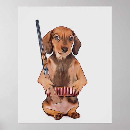 Het Dachshund-leven is beter met een Weiner-mas Poster (Voorkant)