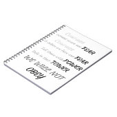 Het dagblad in beslag nemen notitieboek (Linkerzijde)