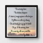 Het dagblad Morning Dawn Fotoplaat (Voorkant)