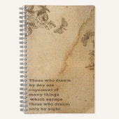 Het dagboek van de dromer notitieboek (Voorkant)