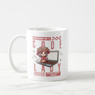 Het dagboek van een code-dame koffiemok