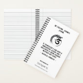 Het dagboek van je persoonlijke reis notitieboek (Binnen)