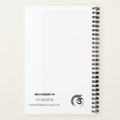 Het dagboek van je persoonlijke reis notitieboek (Achterkant)