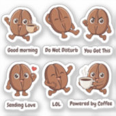 Het dagelijkse werkleven van Little Kaka Sticker (Voorkant)