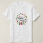 Het dagontwerp van de gelukkige moeders t-shirt (Design voorkant)