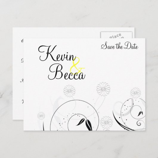 het Daisy Collectie Aankondigingskaart (Voorkant / Achterkant)