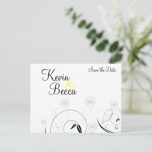 het Daisy Collectie Aankondigingskaart (Staand voorkant)