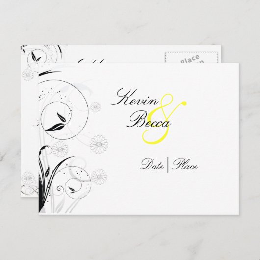 het Daisy Collectie Aankondigingskaart (Voorkant / Achterkant)