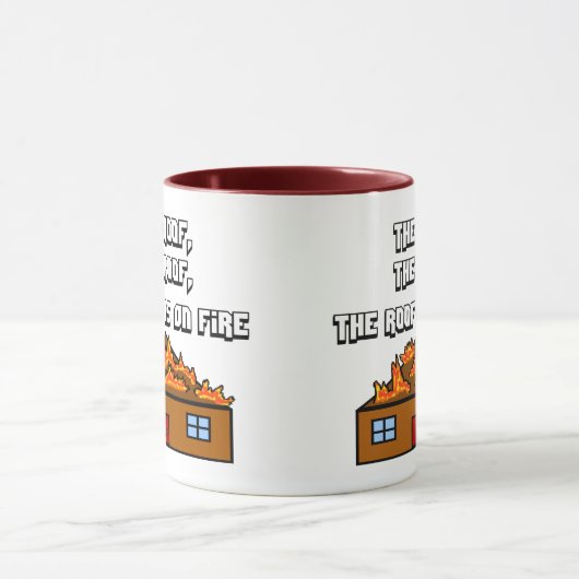 Het dak staat op Mok (Midden)