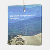 Het dal onder de Mt. Washington-versiering Keramisch Ornament (Links)
