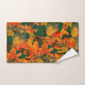Het dalende Patroon van Bladeren van het herfst Bad Handdoek (Handdoek)